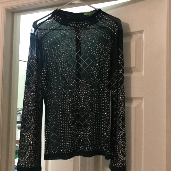Xtaren Tops - Omg!!!!! Gorgeous QUALITY BLING BLING SEE-THRU TOP